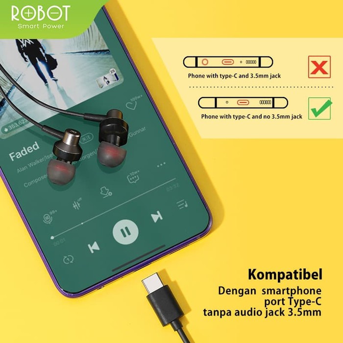 Robot Re240C Type - C Chất Lượng Cao Đen | BigBuy360 - bigbuy360.vn