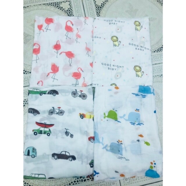 HÀNG LOẠI 1 - Khăn Aden anais 100% sợi tre 120cm*120cm