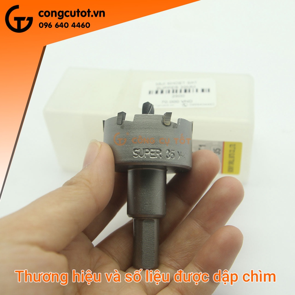 Mũi khoét sắt răng hợp kim chịu nhiệt tốt