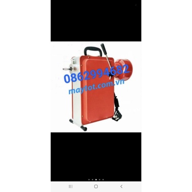 Máy Thông Tắc Cống lò xo GQ-100A công suất 900w kèm dây phi8 và phi 16 +6 đầu thông