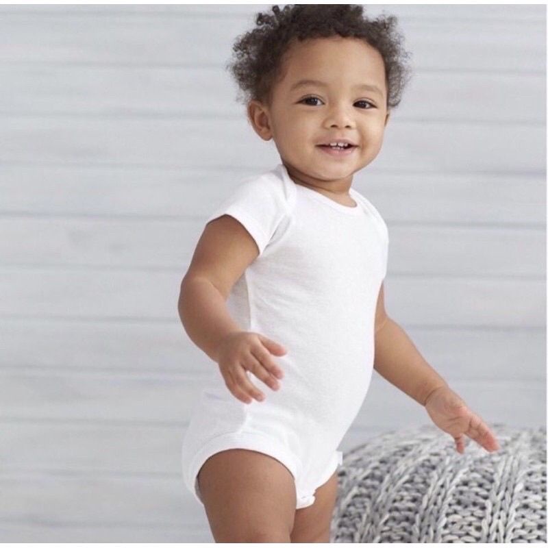 Body trắng  chất cotton xuất Mỹ cho bé trai bé gái