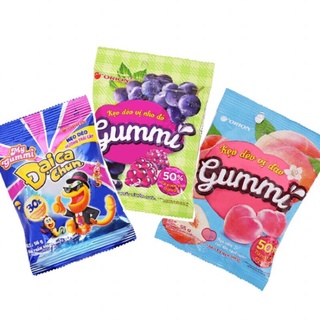 Kẹo dẻo orion gummi vị đào & nho 55g