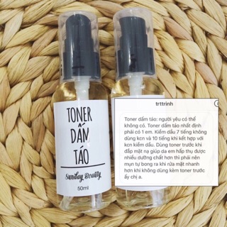 Toner dấm táo handmade