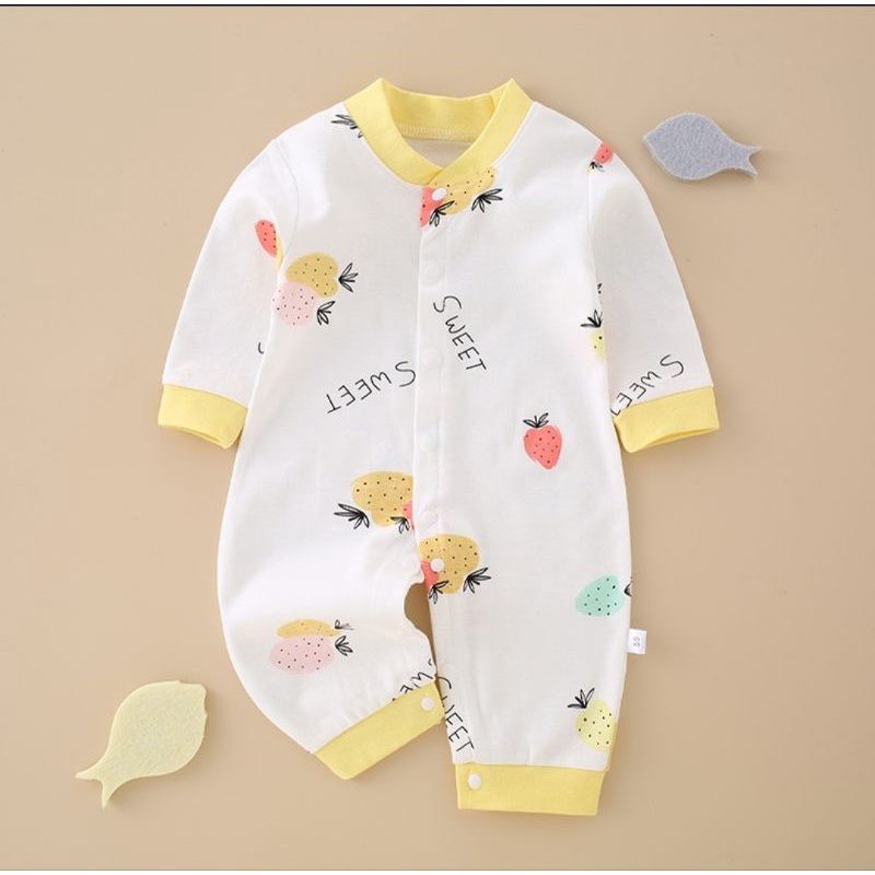 Body dài tay cho bé trai/ bé gái chất liệu 100% cotton