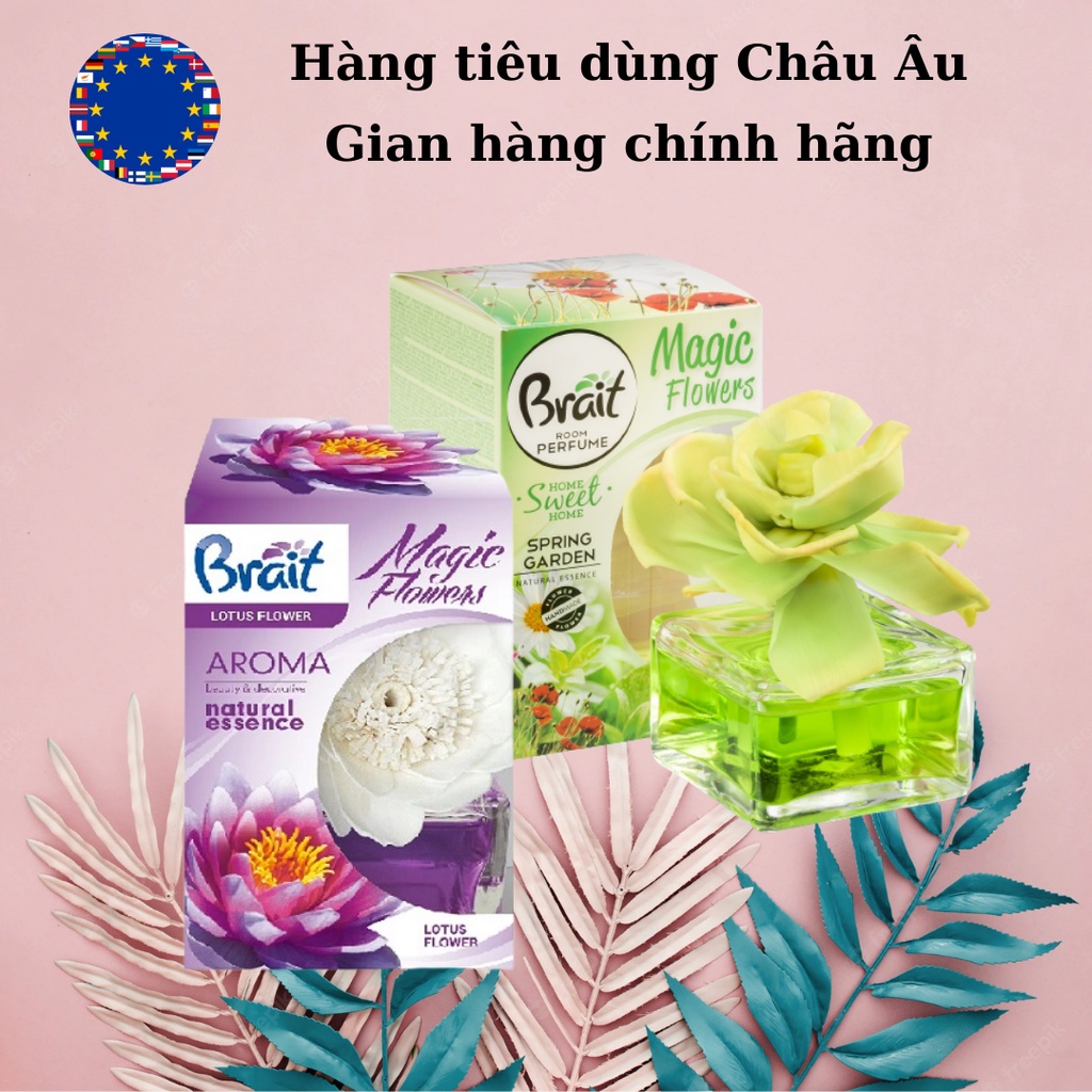 Tinh dầu thơm phòng Brait Magic Flower hương thơm mát, lưu hương lâu, nội địa Châu Âu