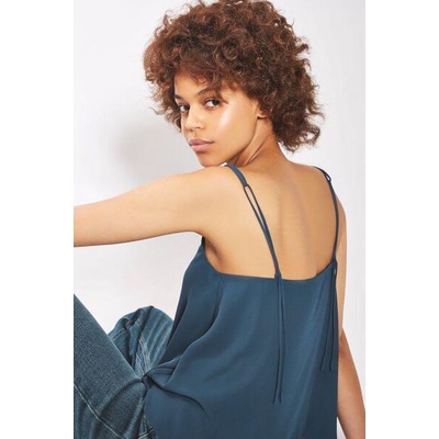 Áo babydoll TOPSHOP hai dây tua rua