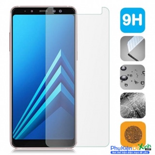 Kính cường lực galaxy A8 plus 2018 (trong suốt)