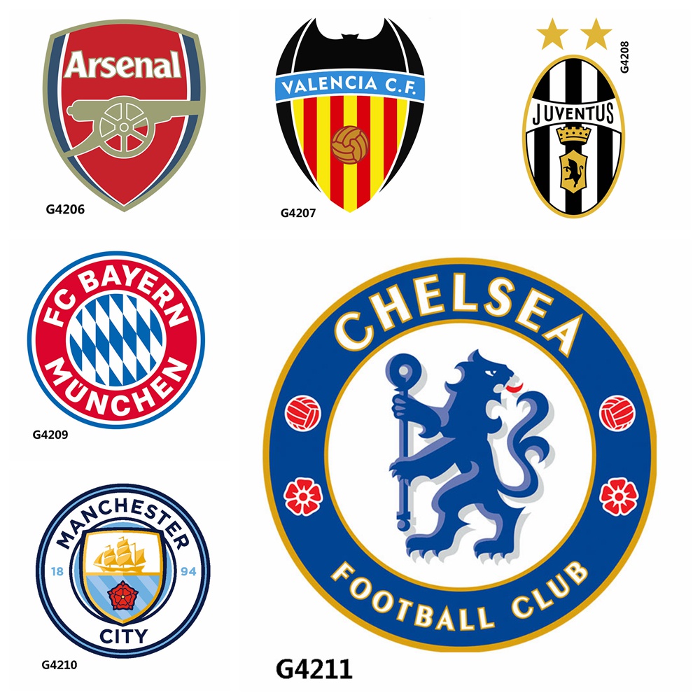Nhãn Dán Trang Trí Xe Hơi In Logo Câu Lạc Bộ Bóng Đá Arsenal