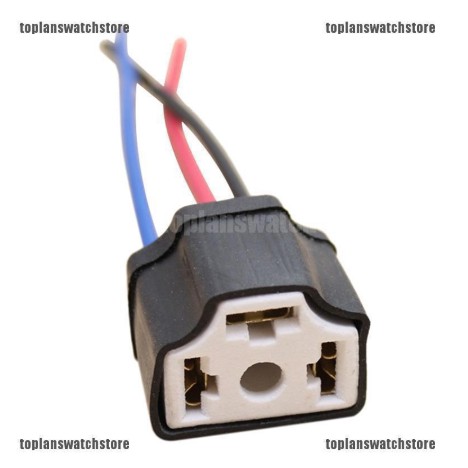 Đuôi đèn pha cos giắc cắm bóng trước chấu chân H4 xe hơi ô tô chuyên dụng cho Toyota Innova Vios Hyundai Accent