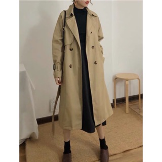 (có sẵn) Áo khoác Kaki dáng dài