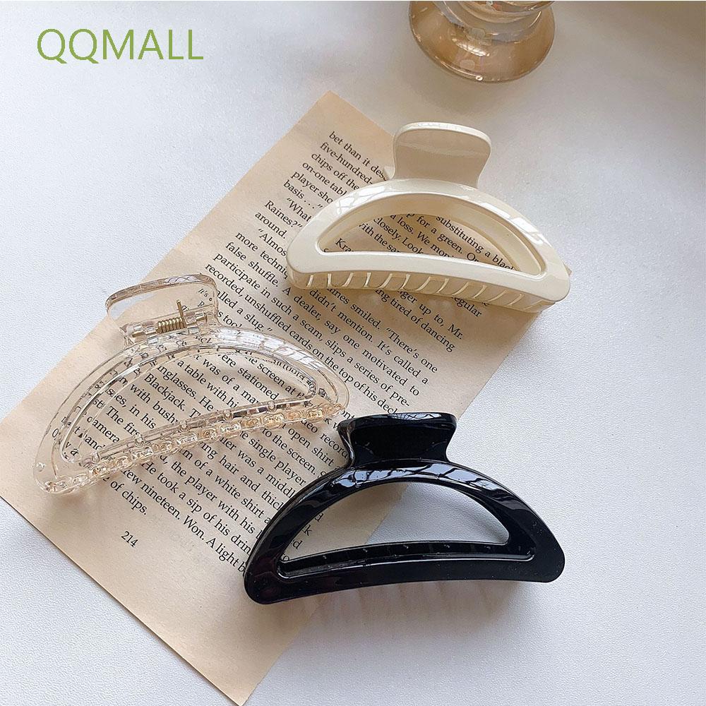 Kẹp tóc nhựa acrylic size lớn thoải mái thời trang