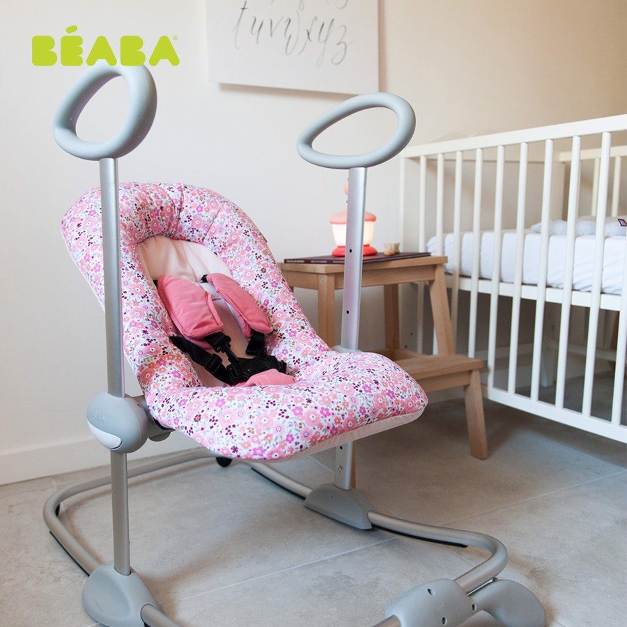 Ghế Rung Điều Chỉnh Độ Cao Up &amp; Down Béaba Cho Bé Thích Thú Hơn Khi Nằm Chơi