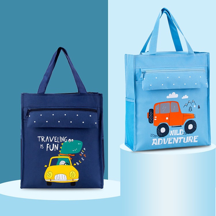 Túi vải đi học SOLANO túi xách đi học thêm chống nước họa tiết hoạt hình dễ thương FB-001420