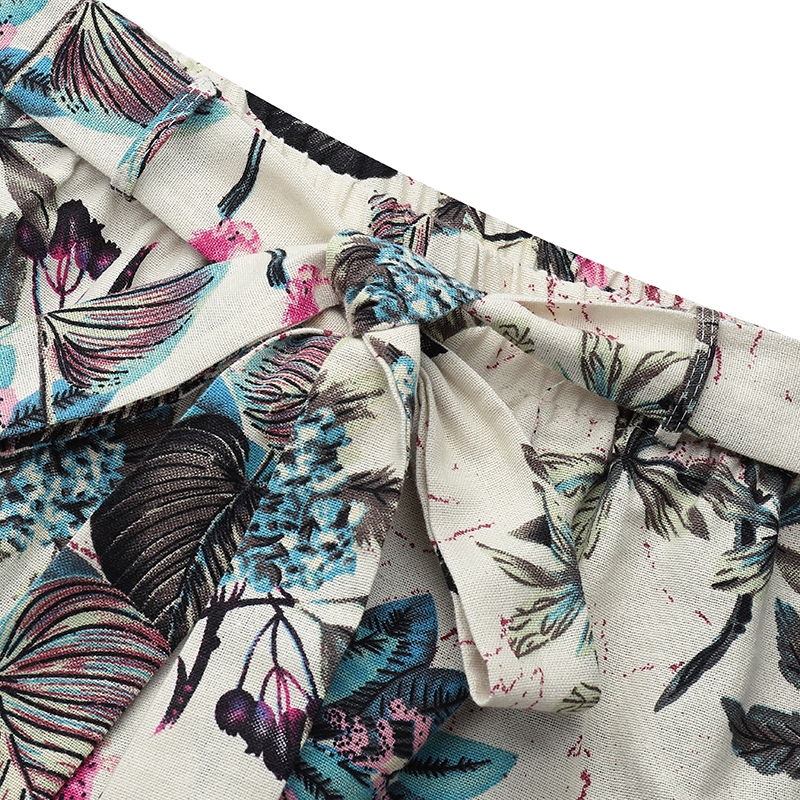 Quần Dài Ống Rộng Zanzea In Họa Tiết Thời Trang Cổ Điển Thanh Lịch Cho Nữ