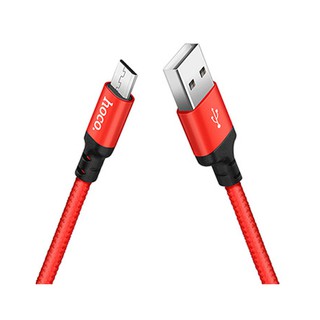 Cáp sạc dây dù Hoco X14 dài 1M - cổng microUSB (Hỗ trợ sạc nhanh)