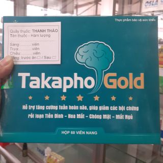 🌺🌺🌺dưỡng não takapho gold🌺🌺