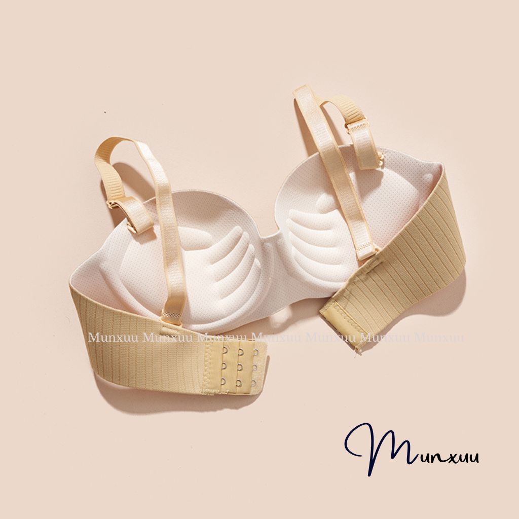 Áo ngực nữ không gọng đệm dày vừa MUNXUU thiết kế phối nơ đệm kép bàn tay ôm và nâng ngực - AV42
