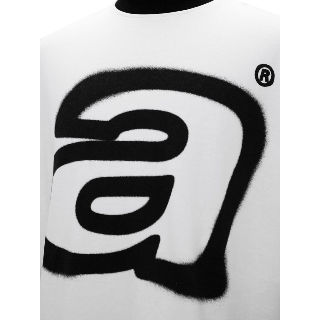 ÁO THUN XỊT SƠN CHỮ a AA STU - AASTU.® BOXY SPRAY TEE - M/WM* Aastudio
