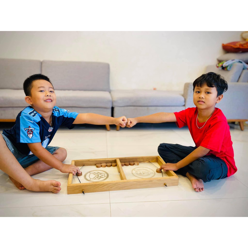 Bàn bi búng gỗ - Passe Trappe - đồ chơi luyện kỹ năng cho trẻ