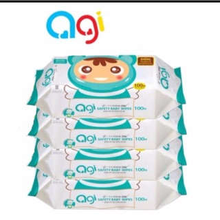 Combo 4 khăn ướt agi 100 tờ