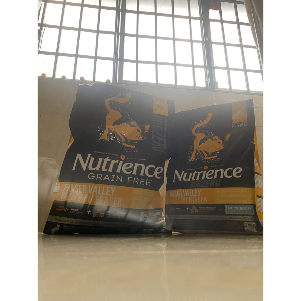 Thức ăn khô NUTRIENCE SUBZERO GRAIN FREE cho mọi giống mèo ở mọi lứa tuổi