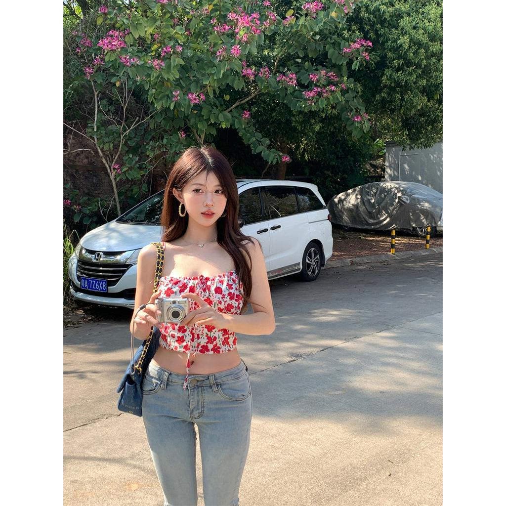 63332 Váy Yếm Hoa Kỳ Nghỉ Hè
