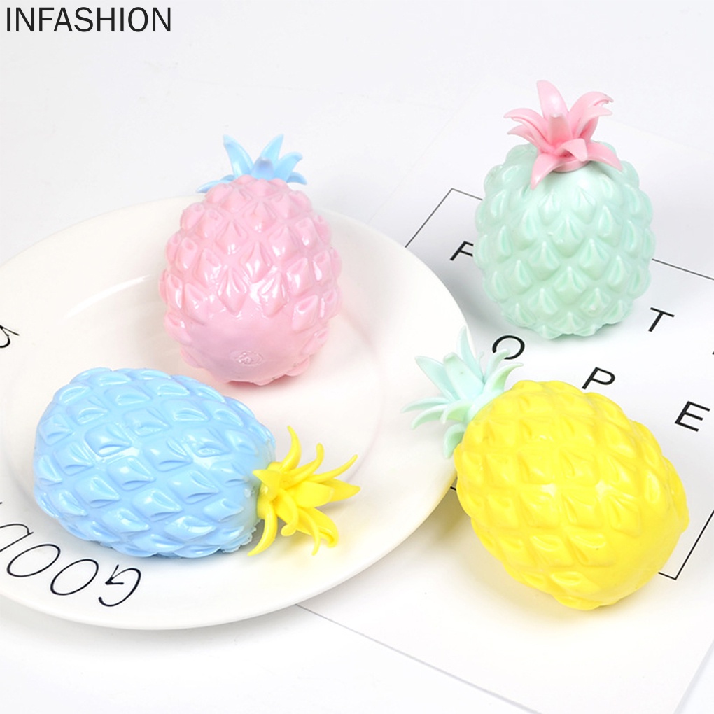 Đồ Chơi Bóp Tay Đàn Hồi Giảm Căng Thẳng Hình Quả Dứa