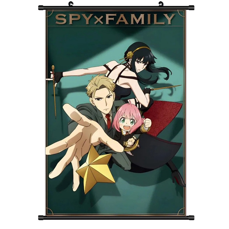 Poster Treo Tường Trang Trí In Hình Spy X Family Loid Forger Yor Briar Anya Forger Bond