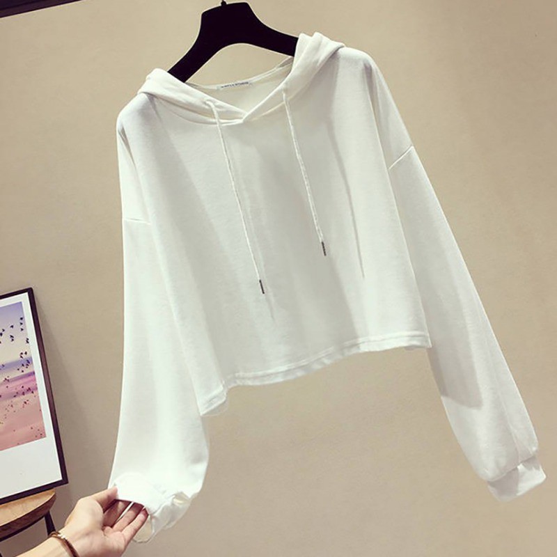 Áo Hoodies tay dài hoạ tiết chữ in thiết kế đáng yêu cho phái nữ | BigBuy360 - bigbuy360.vn