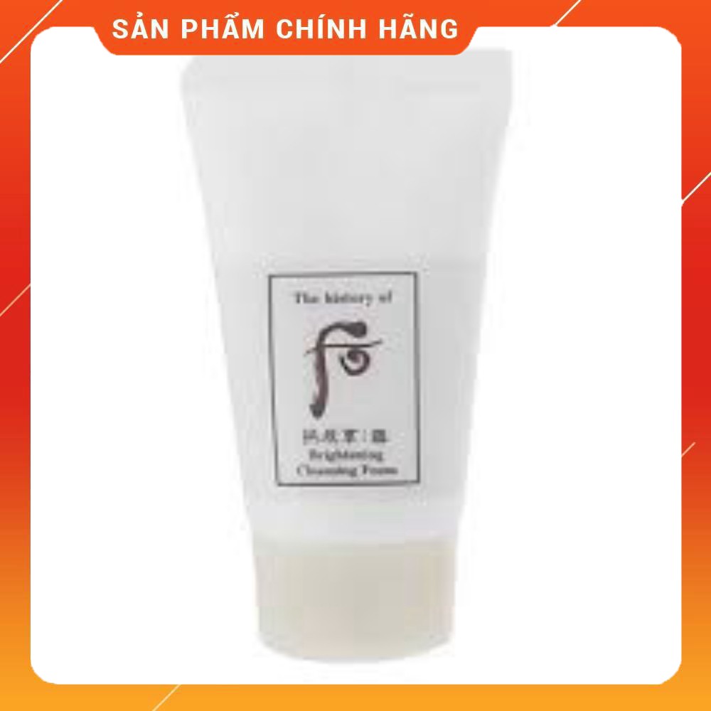 Sữa rửa mặt làm trắng da, mờ nám Whoo brightening cleansing foam 13ml