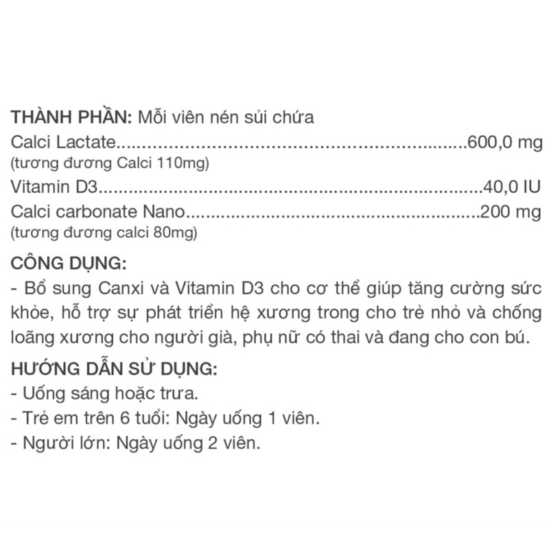 Viên sủi Maxbone bổ sung canxi