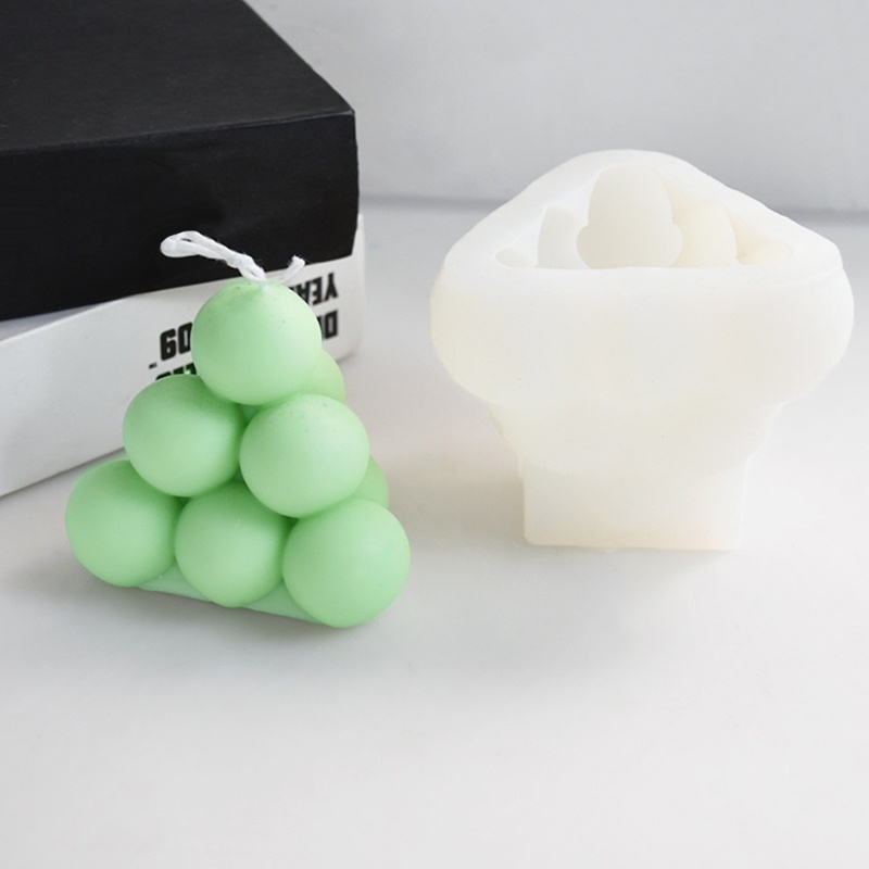 Khuôn Đúc Silicone Hình Trụ Làm Nến DIY