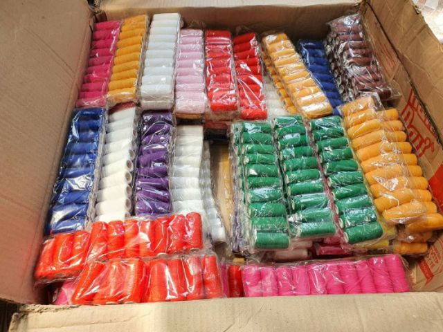 1 cuộn CHỈ THUN co giãn dùng làm hoa giấy, hoa voan.....