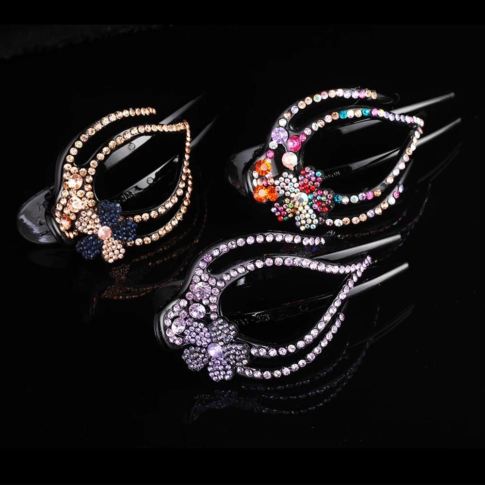 Kẹp Tóc VANES1 Phụ Nữ Cỡ Lớn|Kẹp Tóc Handmade Lấp Lánh Dành Cho Nữ