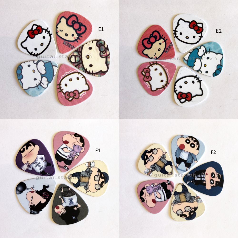 Bộ phím gảy đàn guitar pick custom