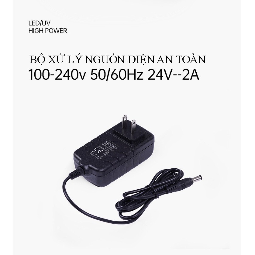 Máy hơ gel Sun 5 Plus Chính Hãng 168W, bảo hành 1-1 hơ móng UV/LED nhanh khô