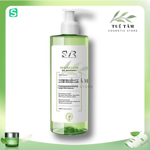 Sữa Rửa Mặt SVR Cho Da Dầu Mụn - SVR Sebiaclear Gel Moussant 400ml77777777777777777