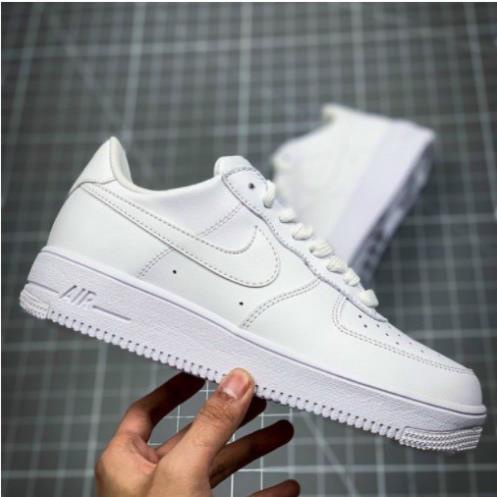 Giày nike af1_Trắng full Nam Nữ, Giày _Air Force 1 All White Full Box Bill