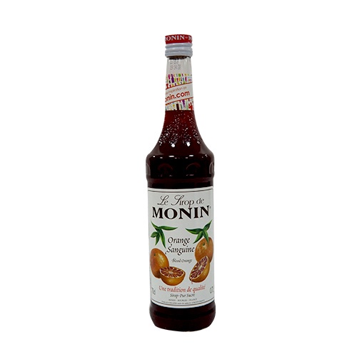 Siro Monin vỏ cam (blood orange) chai 700ml. Hàng Công ty có sẵn giao ngay