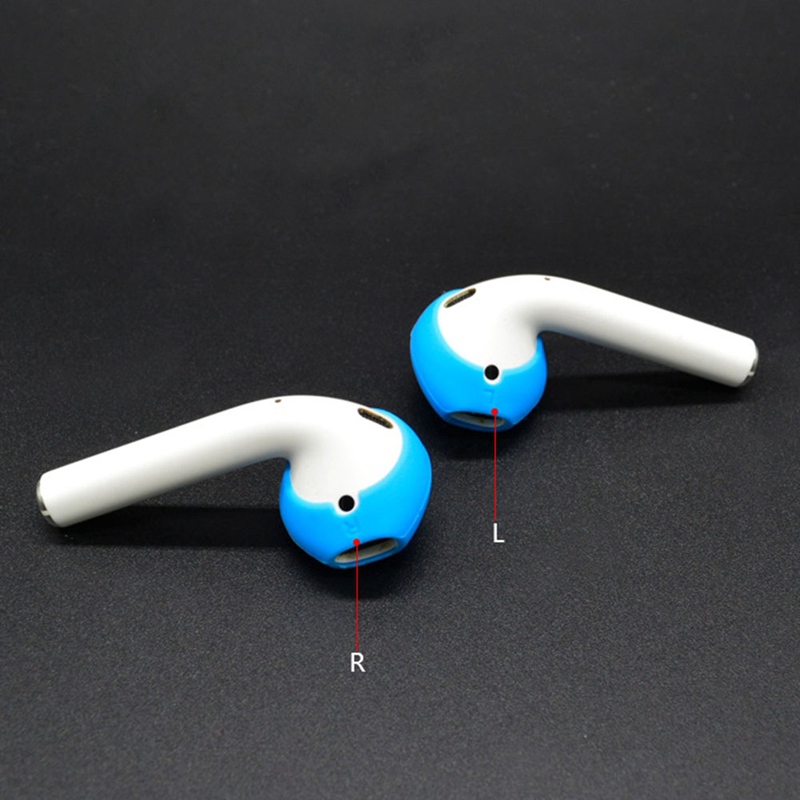 Cặp nắp nút tai nghe nhét tai không dây bluetooth chất liệu silicone dành cho airpods/ tai nghe iphone