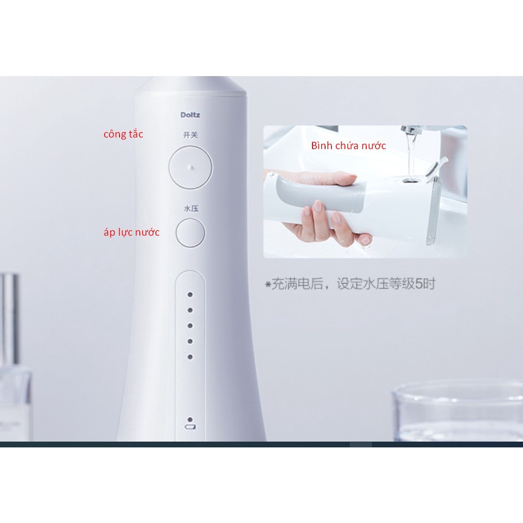 Máy tăm nước panasonic EW1511 kèm 2 vòi phun