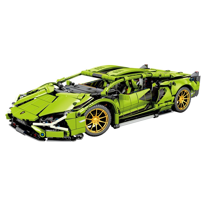 Đồ Chơi Lắp Ráp Mô Hình Điều Khiển Từ Xa RC Siêu Xe Lamborghini Sian Model SY8600 Với 1000+ Mảnh Ghép