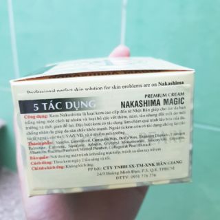 Kem face Nakashima Magic 5 tác dụng