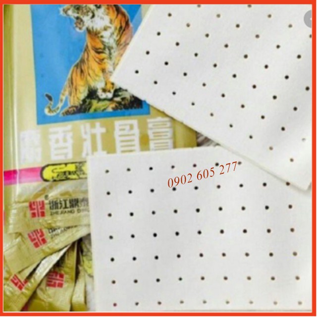 1 Hộp 100 Gói Miếng Dán Con Hổ Thái Lan