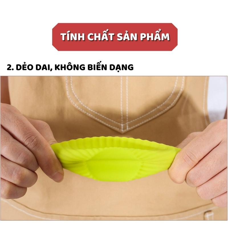 Khuôn silicon làm bánh tròn 7cm - Khuôn bánh bông lan, cupcake, muffin, rau câu