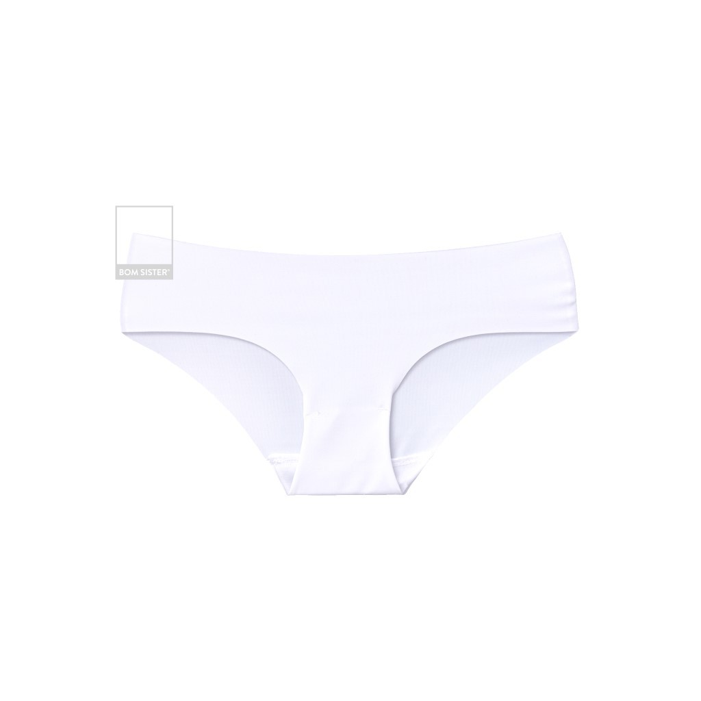 Quần lót su đúc lưng thấp cắt viền màu trơn đáy may BOM SISTER Q0406 | BigBuy360 - bigbuy360.vn