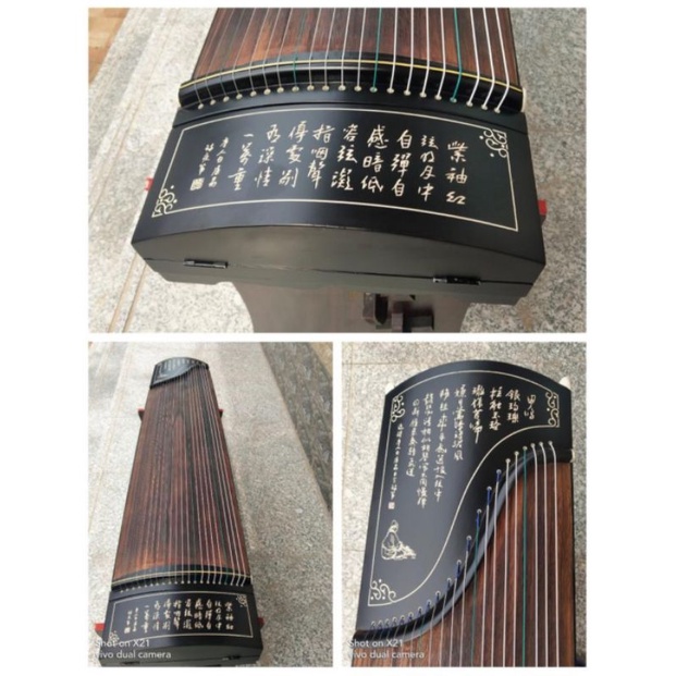 Đàn Guzheng hoạ tiết 163cm
