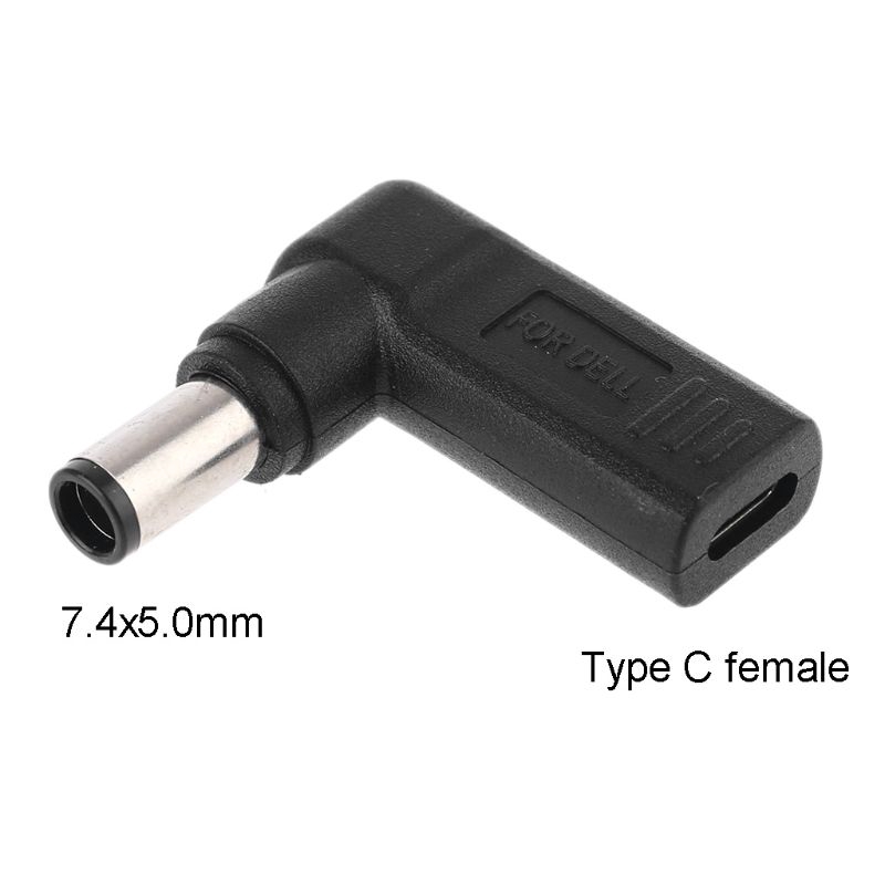 Đầu Chuyển Đổi Type-C Sang 7.4x5.0mm Dc Male Cho Dell Laptop