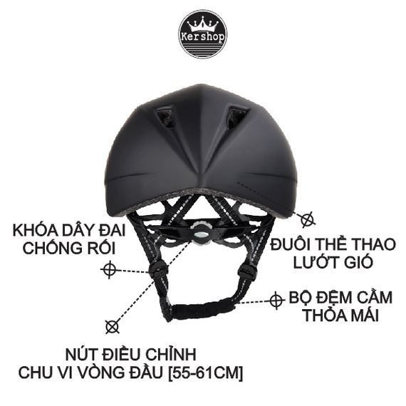 Nón bảo hiểm xe đạp thể thao WINMAX1 kính từ tính nam châm tháo lắp / Mũ bảo hiểm xe đạp thể thao có kính hít NC từ tính