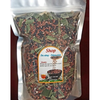 500g - 1kg trà đậu đen gạo lứt lá dứa